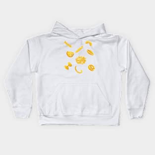 Pasta Types Kids Hoodie